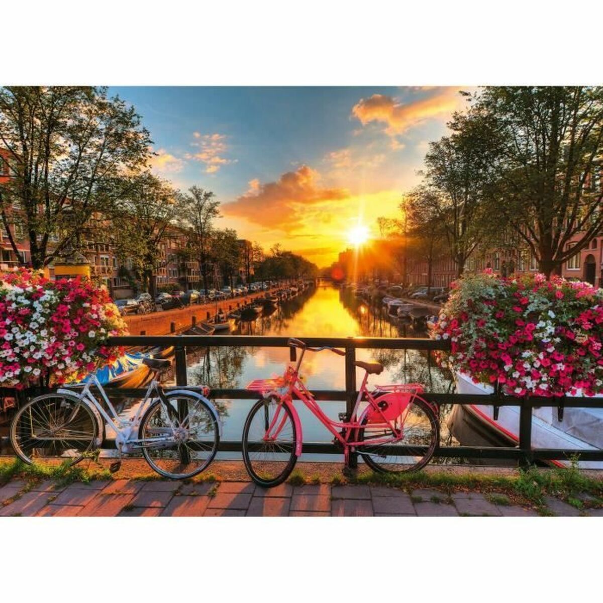 Puslespill Ravensburger Bicycles in Amsterdam